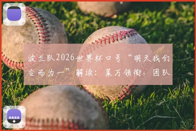 波兰队2026世界杯口号“明天我们合而为一”解读：莱万领衔，团队精神点燃预选赛征程